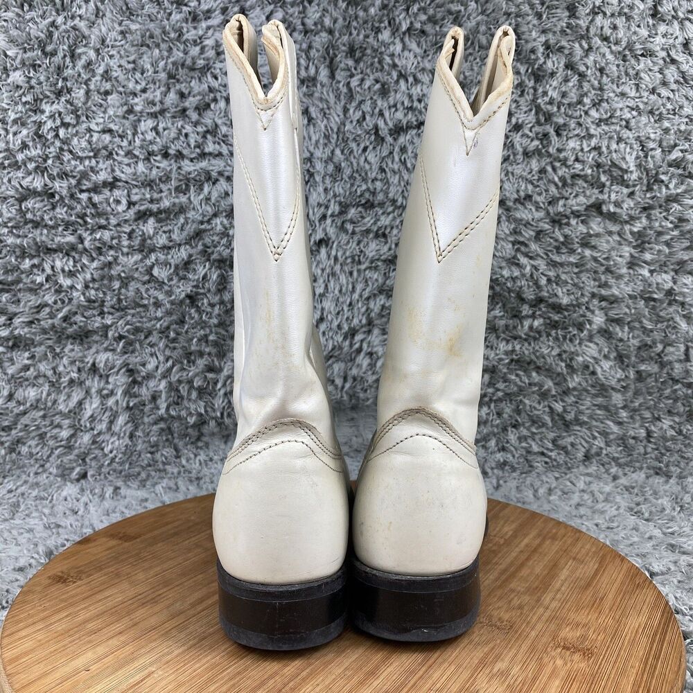 Laredo Western Boots Women's Size 6.5 M Cowboy Pearl White - Picture 4 of 10